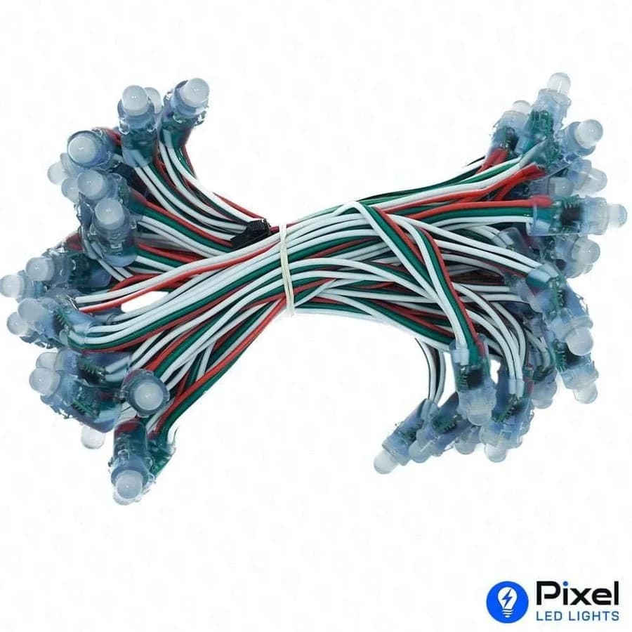 Pixel LED 5inch (Multicolor, WS2811, 50LEDs) 20 Feet Length