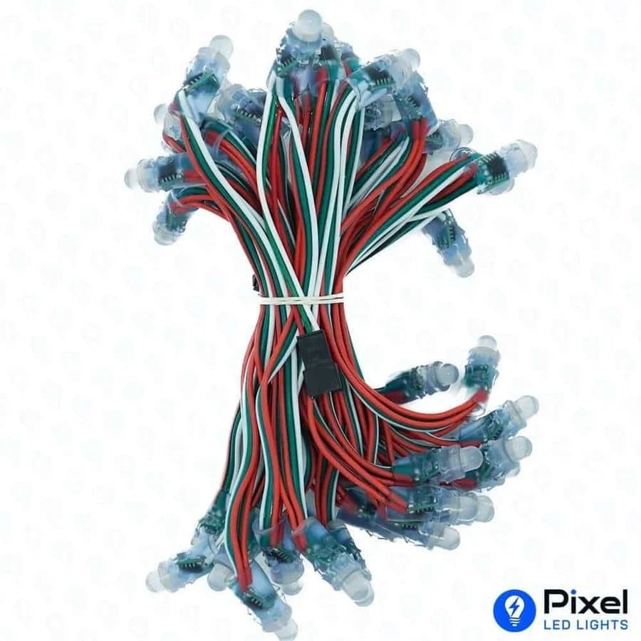 Pixel LED 5inch (Multicolor, WS2811, 50LEDs) 20 Feet Length